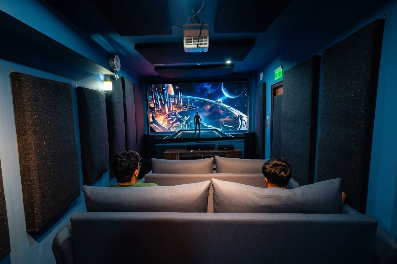 Inside The White House Villa: Kathmandu’s Only Private-Pool Retreat with a 5.1.2 Dolby Atmos 4k Home Theatre