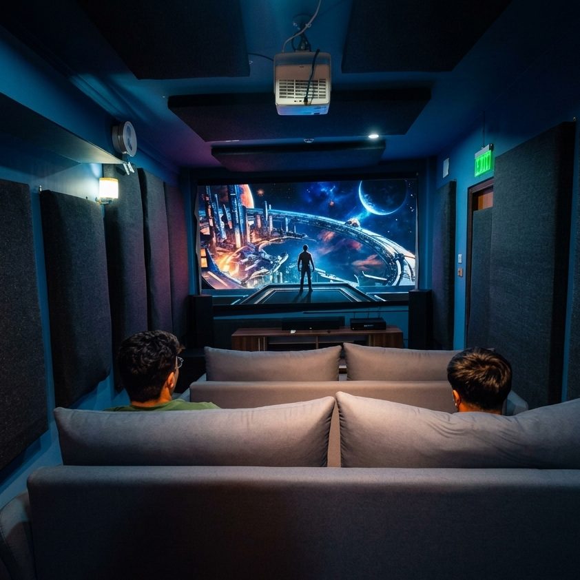 Inside The White House Villa: Kathmandu’s Only Private-Pool Retreat with a 5.1.2 Dolby Atmos 4k Home Theatre